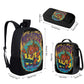 ONI Backpack lunch bag pencil case combination set