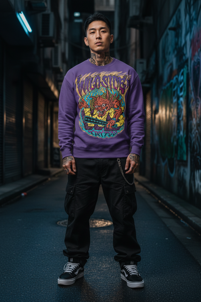 ONI Crew Neck Sweatshirt（230g GSM thicker）