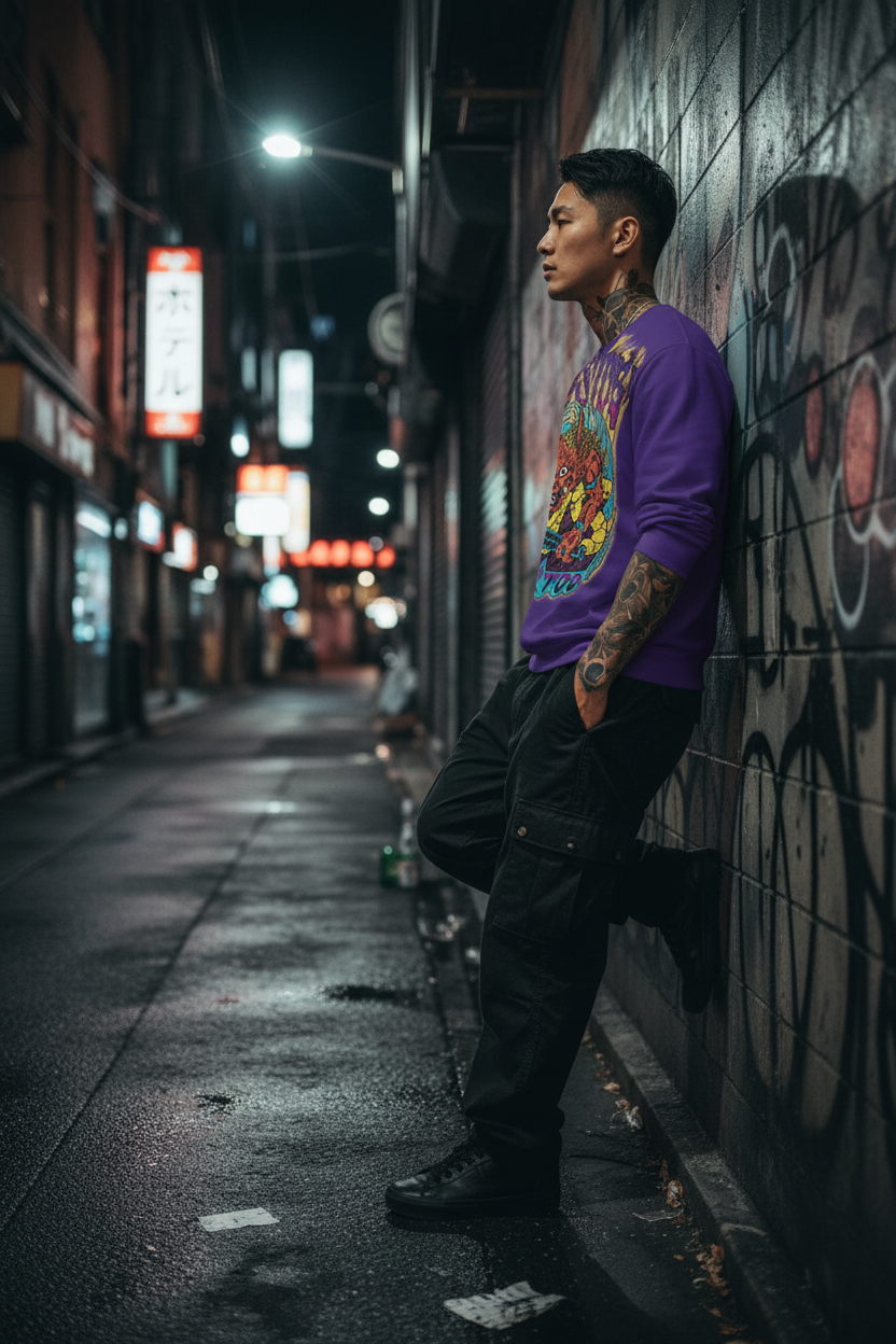 ONI Crew Neck Sweatshirt（230g GSM thicker）